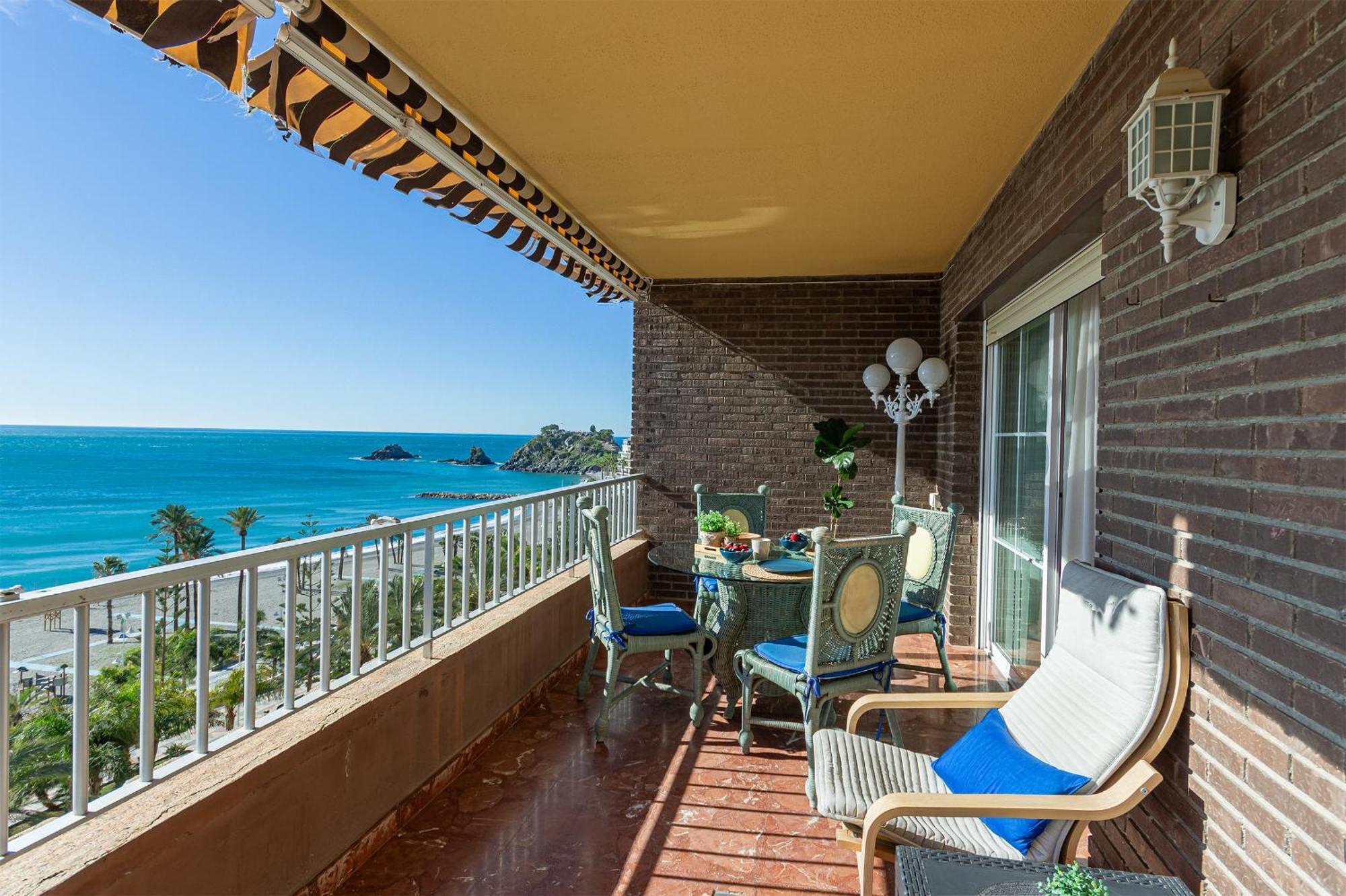 Almuñécar Casa Mare Apartamento En Primera Linea De Playa מראה חיצוני תמונה